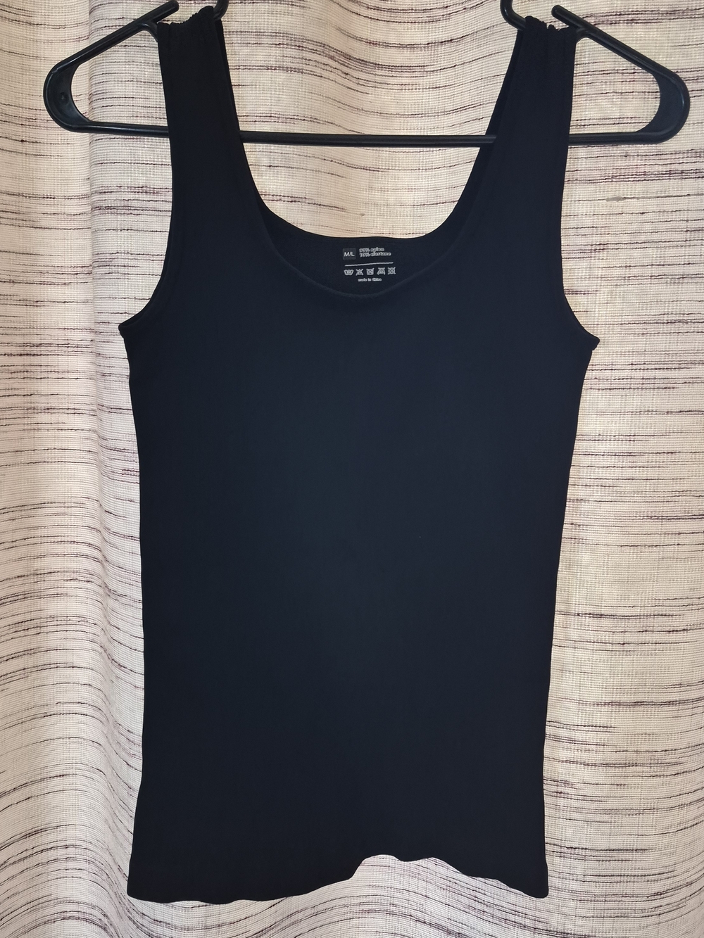 Classic Women's Black Ribbed Tank Top
